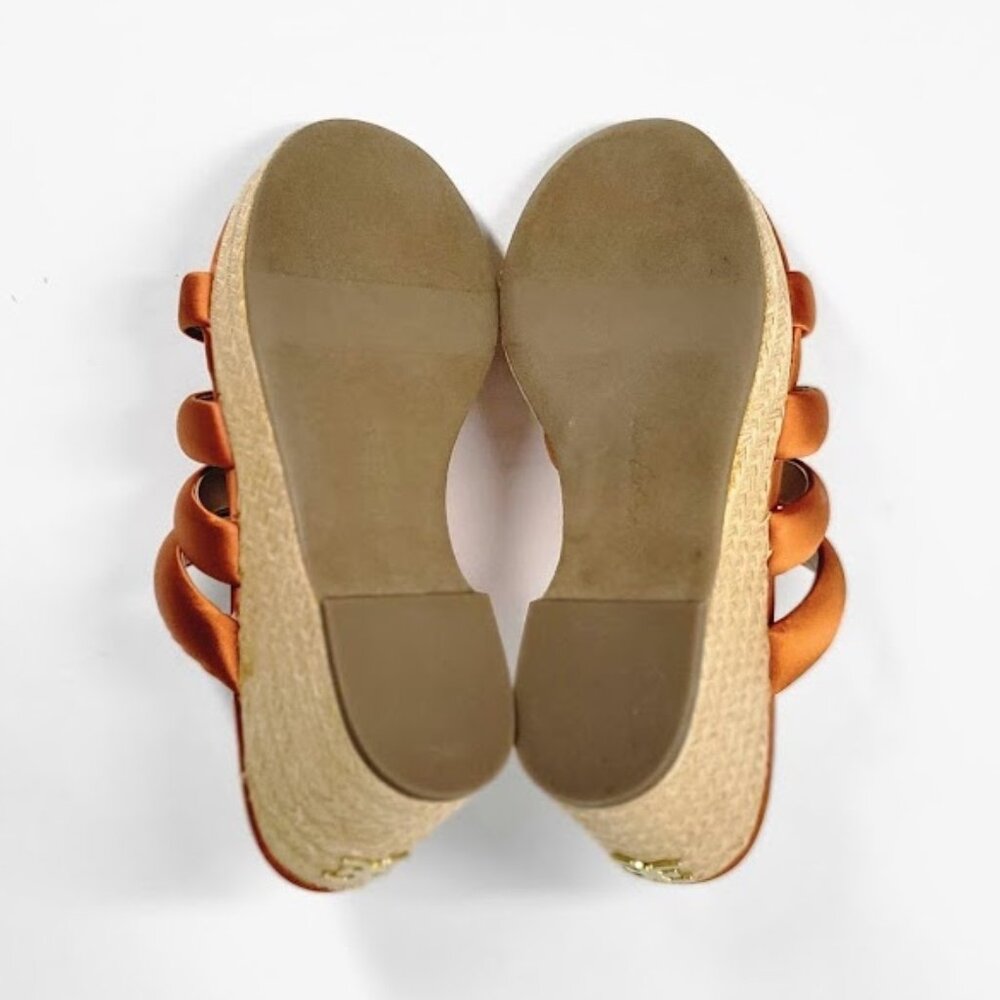 SAM EDELMAN yuki espadrilles wedge sandals Sz 7.5 NEW - Picture 7 of 9